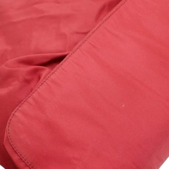 PRADA Red Nylon & Leather Triangle Backpack - Picture 12 of 15